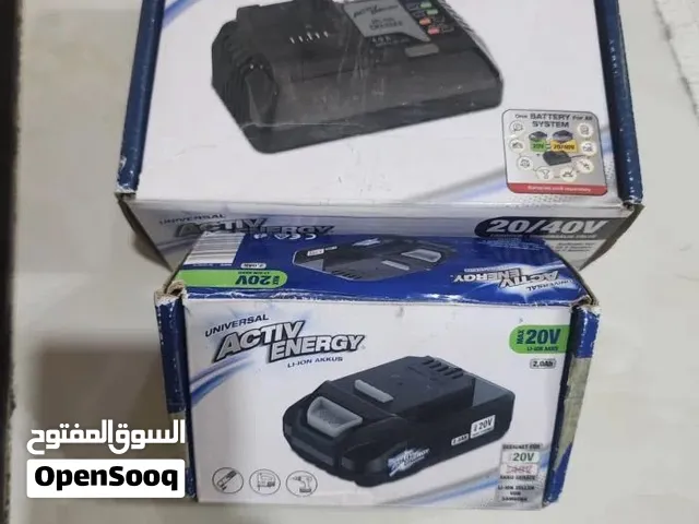 بطارية مع شاحن ماركه Ferrex 20V الماني اصلي جديد كارتون