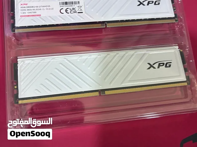 Ddr4 ram (8x2) 16 gb 3600mhz  XPG computer memory