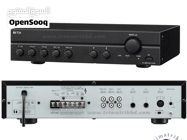 TOA AMPLIFIER A-2120  MADE IN JAPAN أمبليفير ماركة توا