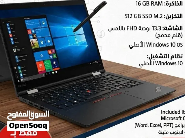 Lenovo thinkpad. Yoga390 بحالة ممتازة