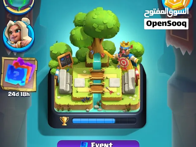 حساب كلاش رويال قوي (عمره 3 سنين) غير قابل للتفاوض السعر حرق اقرء الوصف و شوف الصور