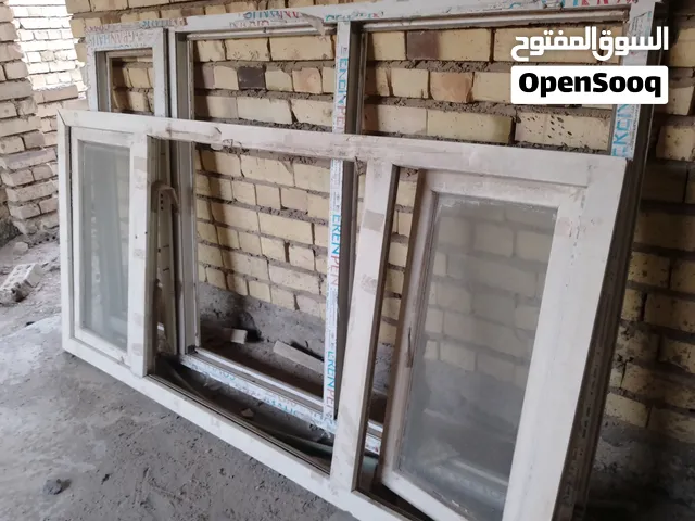 شبابيك pvc بلاستك عدد 2 نقص جام وربل  سعر الشباك 25