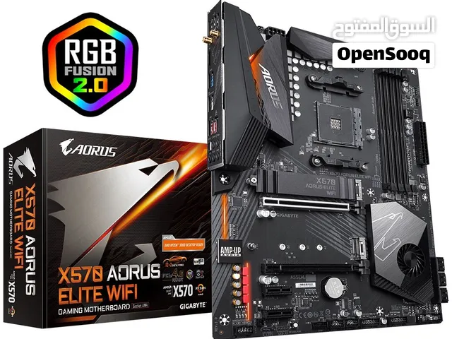مذربورد x570 Aorus Elite WiFi مستخدم