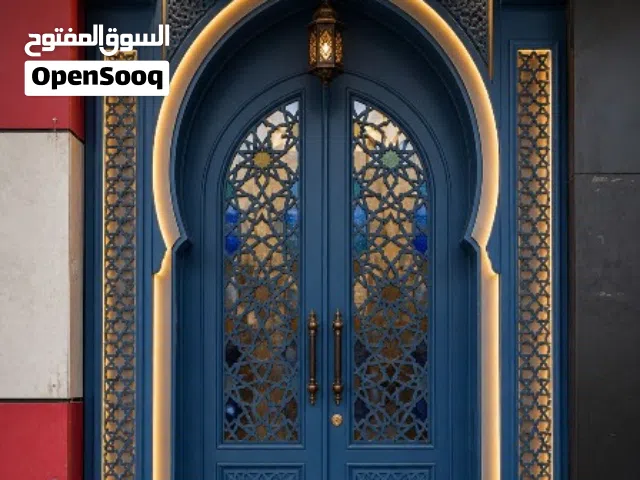 معلم جبس مغربي نقش يدوي قبب ديكورات إسلامية فخمة ديكورات سادة