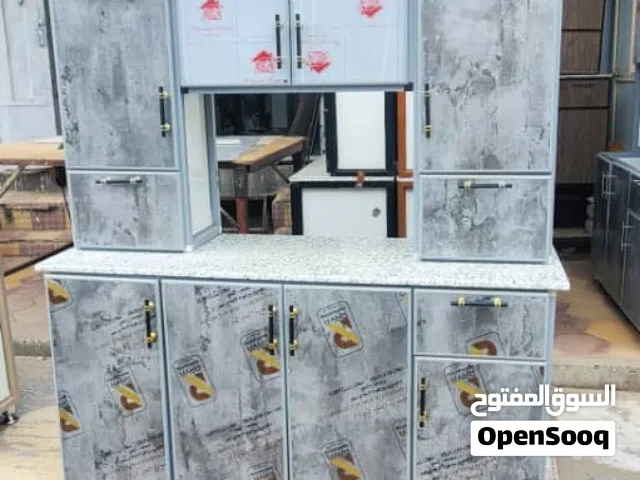 دواليب المنيوم مطابخ المنيوم حديثيه تيسير سعودي فيبر عضم متر وستين