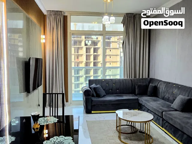 للبيع شقة راقية مفروشة بالكامل في أبراج الواحة – الراشدية 1، عجمان