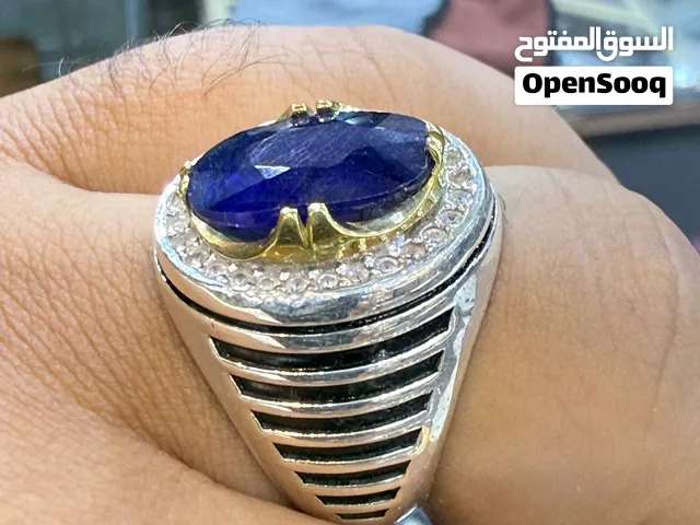 خواتم فضه احجار اصليه