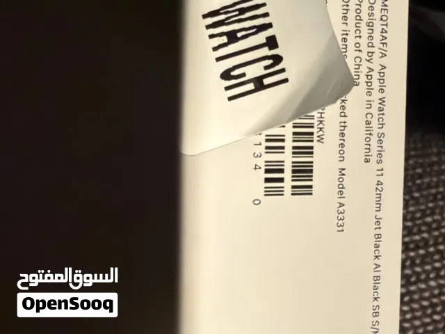 ابل واتش S11 مقاس 42 لون اسود.