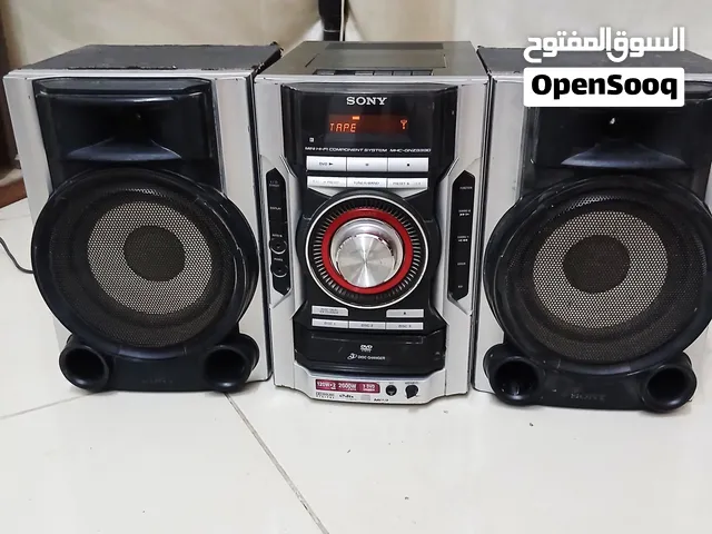 صوت ربي يبارك نضيفه شغاله وصله AUXنقال وشريط دسكه متخدمش المكان بنغازي 2600WSony MHC-GNZ333