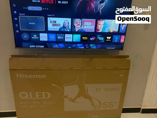 55” Qled Hisense smart tv for sale