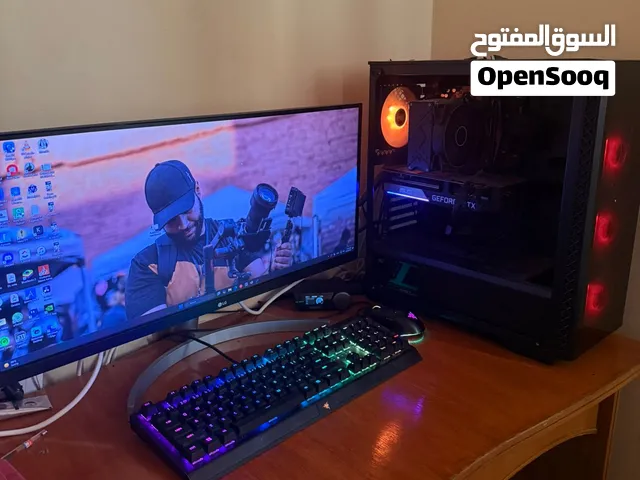 كمبيوتر ألعاب للبيع معالج i7-10700F + كرت RTX 3070 8 جيجا