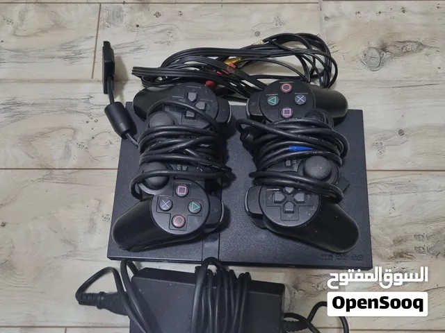 جهاز بلايستيشن 2 سليم (PS2 Slim) بحالة ممتازة وقليلة الاستخدام