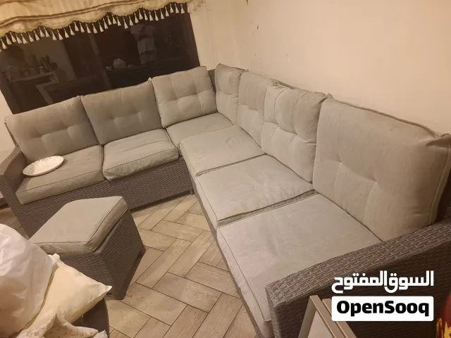 طقم L shape كراسي راتان من المنازل سعره الاصلي تقريبا 400. السعر المطلوب 100 دبنار