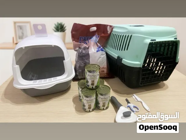 بكج مستلزمات قطط,(الرجاء قراءة الوصف)