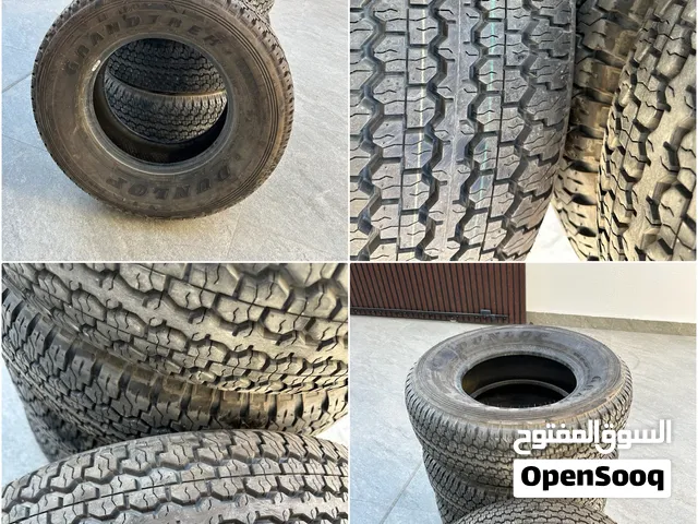 تواير دنلوب عدد 5 جديدة مقاس 265/70R16