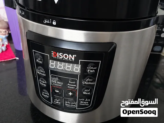 تواصل عبر الواتسب فقط للبيع قدر ضغط كهربائي Edison Pro – سعة 6 لتر