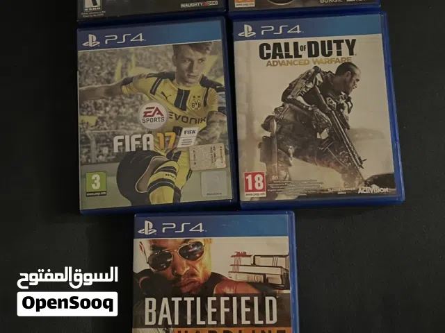 Bundle of 5 PS4 Games — Uncharted 4, Destiny, FIFA 17, Call of Duty, Battlefield Hardline