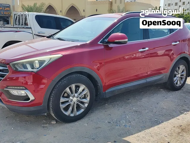 2017 Hyundai Santa Fe SUV for Monthly Rent - Burgundy, Automatic, Gasoline