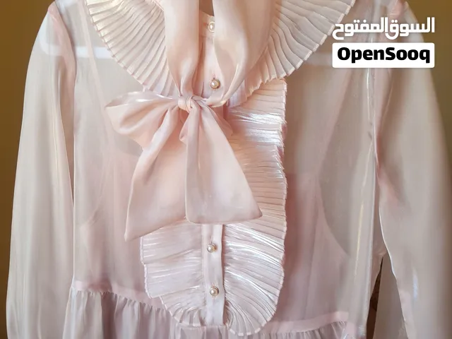 فستان سهرة  زهري شيفون لامع SHEIN  القياس (S)