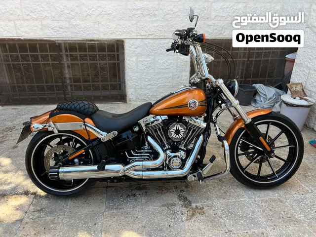 هارلي ديفيدسون بريك اوت 2014 محرك 1690 cc ترخيص جديد مرخصة لغاية 8-8-2027