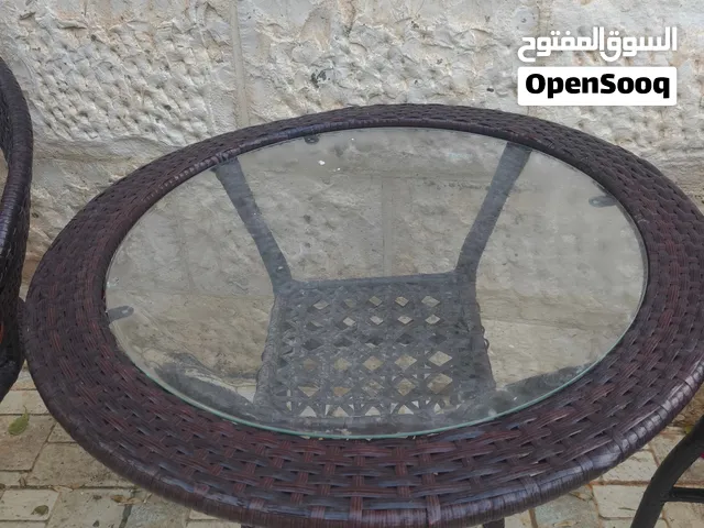طاوله وكرسين رتان