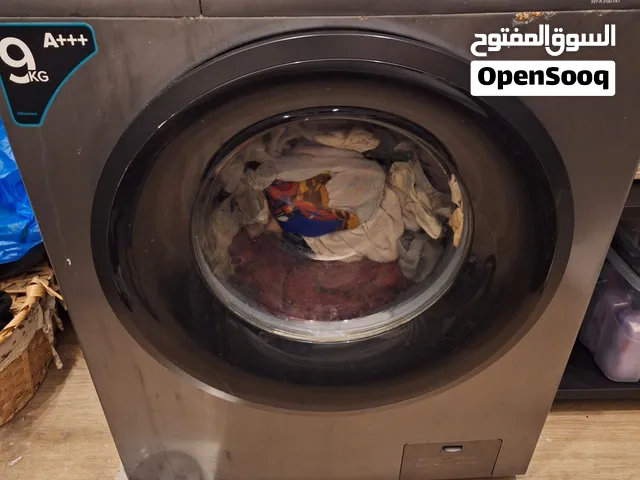 غسالة هايسنس 9 كغ للبيع مستعمل بحالة جيدة جدا