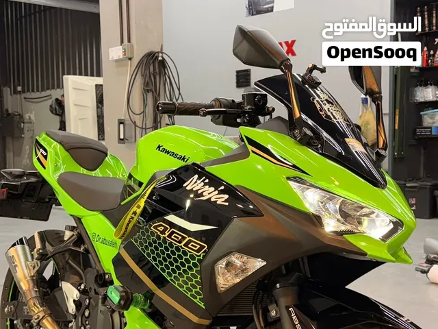 كوازاكي نينجا 400 بحالة الوكالة وفحص الوكالة ممشى 15 الف كم فقط وصيانة دورية كاملة