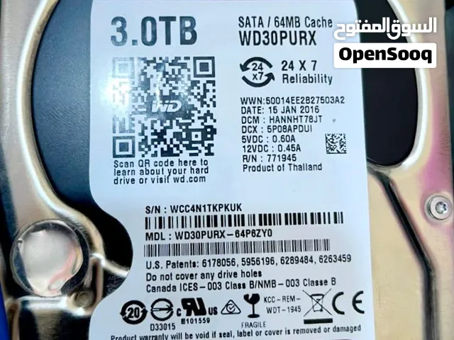 هارد بربل 3 تيرا مستخدم نظيف كرت