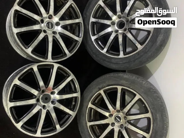 عرض خاص: جنوط كروم شكل جذاب مقاس 18 مع خمسه كفرات هديه