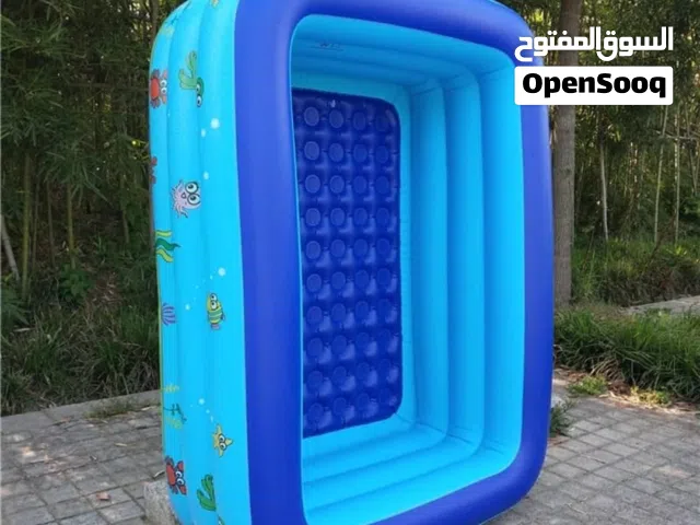 مسبح قابل للنفخ وقابل للطي