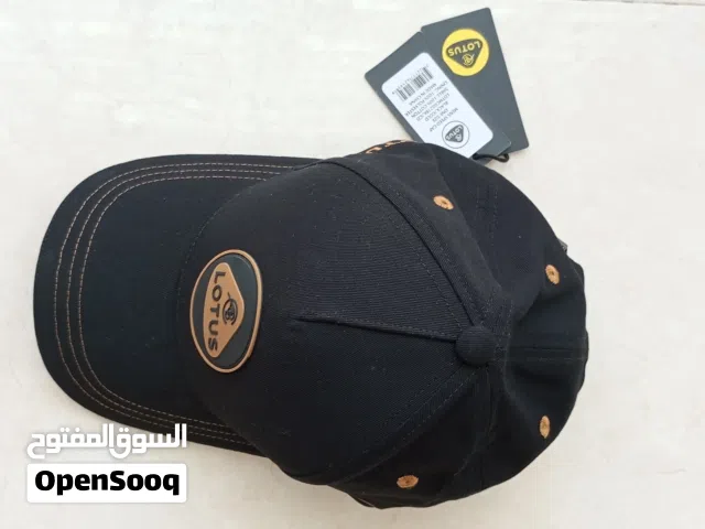 Lotus brand men's speed cap in black and gold