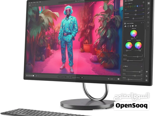 عندي كمبيوتر الكل في واحد (All in one) معالج Intel CoreTM Ultra 7 258V ماركة lenovo  yoga 32iLL10