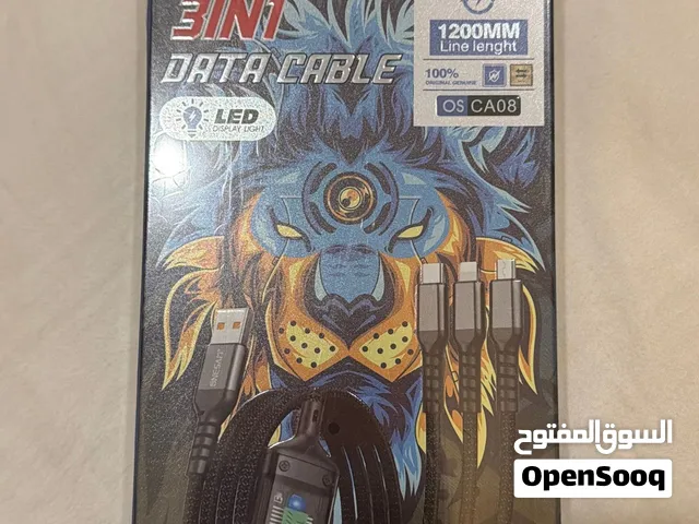 شاحن سريع ثلاثه بواحد Cable 3 in 1 اصلي جديد