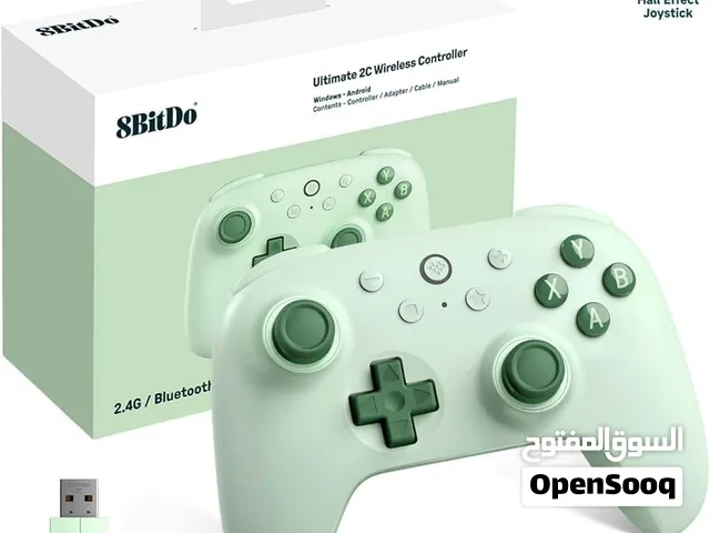 جويستك 8BitDo Ultimate 2C لاسلكية احترافية قيمنق (Wireless Controller) – باللون الأخضر المميز!