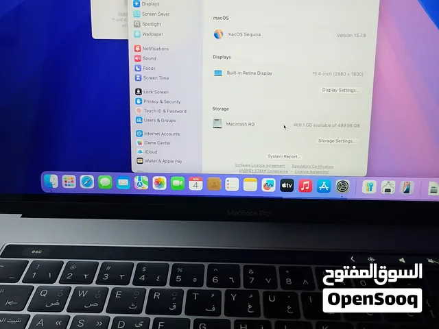 Apple Macbook Pro 15 Intel i9 16GB RAM 512GB SSD Space Gray MVVM2LL/A 2019