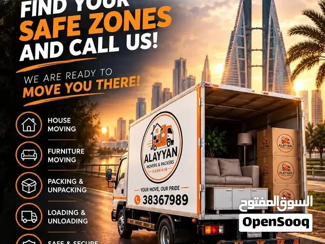 Mover's packers Bahrain Villa Apartment Flat store Relocation etc