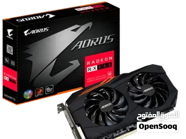 السلام عليكم كرت RX580رايده مراوس بكرت اقوه وانطي فرق