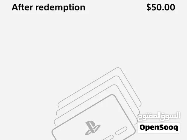 ستور بلايستيشن 50 دولار ريجن امريكي