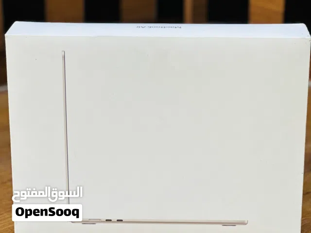 MacBook Air M3 15-inch  256GB 16 GB RAM 1 year warranty Arabic version English  keyboard with box