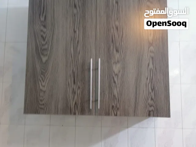 خزانة مطبخ تعليق ضرفتين تفصيل مع اضافة اغلاق هايدروليك