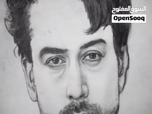 رسمة ممثل هندي تايغر شروف -رسم يدوي  ارسم شخصيات واقعية حسب الطلب