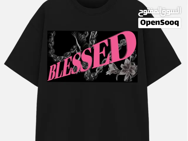BLESSED STREETWEAR TSHIRT DESIGN READY FOR PRINT/PNG
