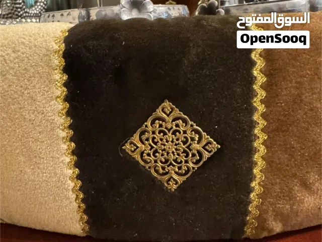 صينية  حامل ضيافة  تقديم من القماش المخمل الفاخرة – صناعة يدوية  سعودية – مقاس كبير 66 سم