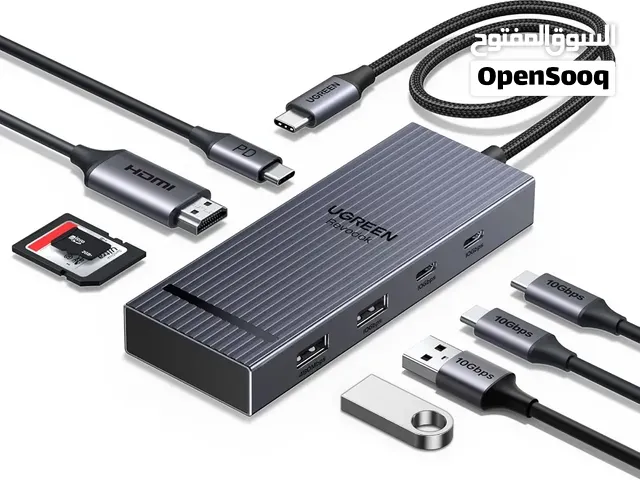 موزع UGREEN Revodok Pro 8-in-1 USB-C Hub (موديل UGREEN 75027).