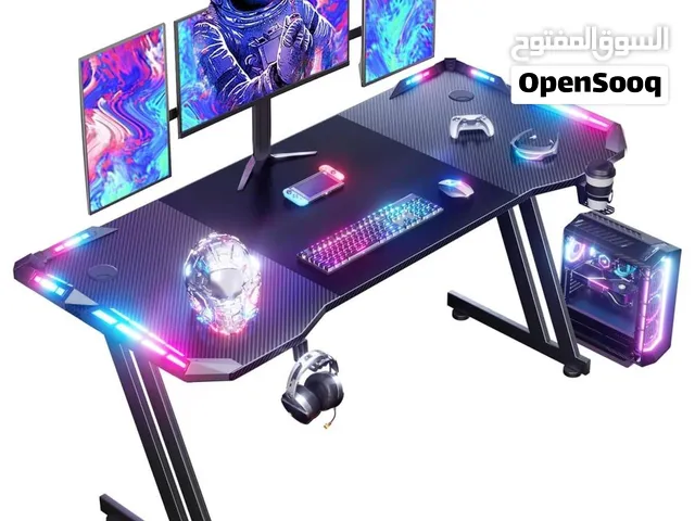 HLONONE Gaming Table - 120 x 60 cm Carbon Fiber Desk