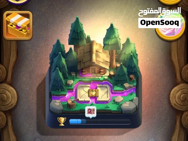 السلام عليكم حساب كلاش رويال يجي معى حساب كلاش اوف كلانس تاون14(عدد2)  (هدية)