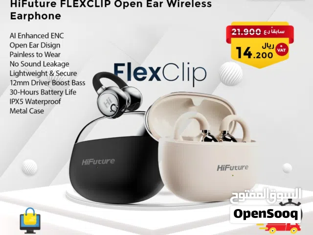 HiFuture's FlexClip open ear wireless headphones