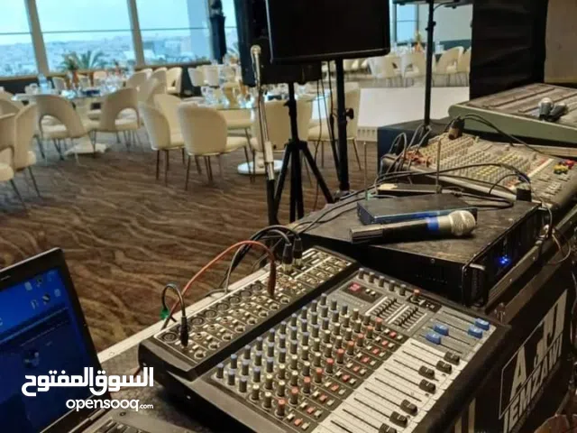 جميع الصوتيات لايجار بأقل الأسعار دي جي  سماعات مايكات