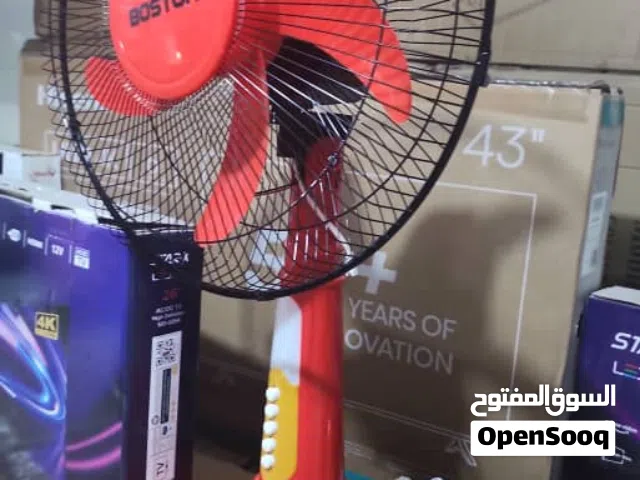 مروحه عمود تشتغل بطاريه وكهرباء  تستهلك 10 وات  حجم 16