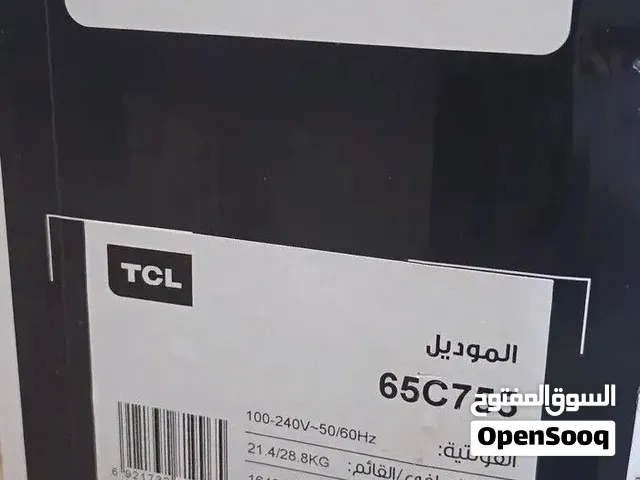 للبيع شاشه حجم 65تي سي ال اخر اصدار جديد فول  مواصفات مواصفاته معروفه وغنيه عن التعريف